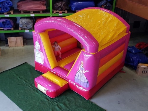 Springkussen Prinses mini met dak